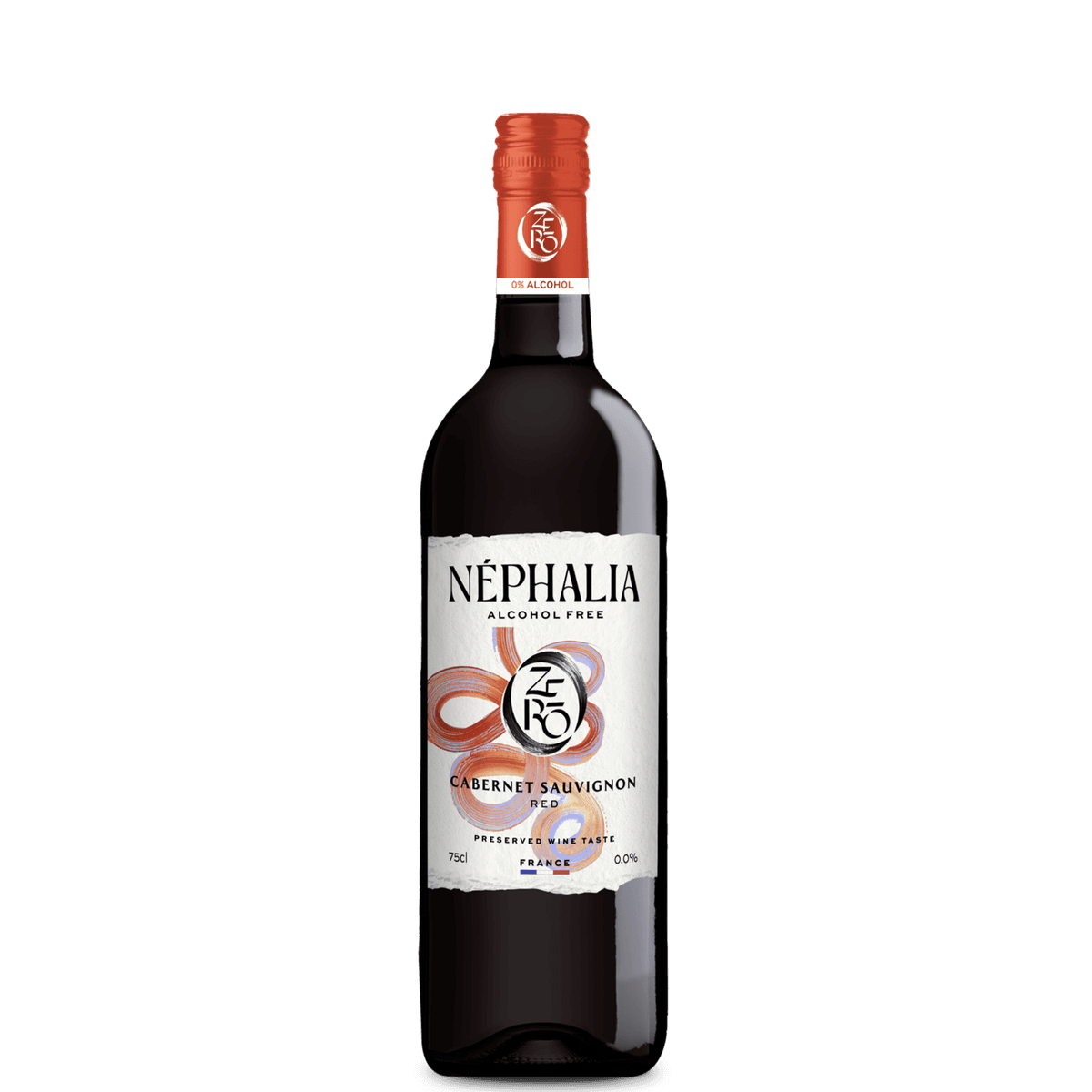 Nephalia 0%, Cabernet Sauvignon rouge 0% flaska