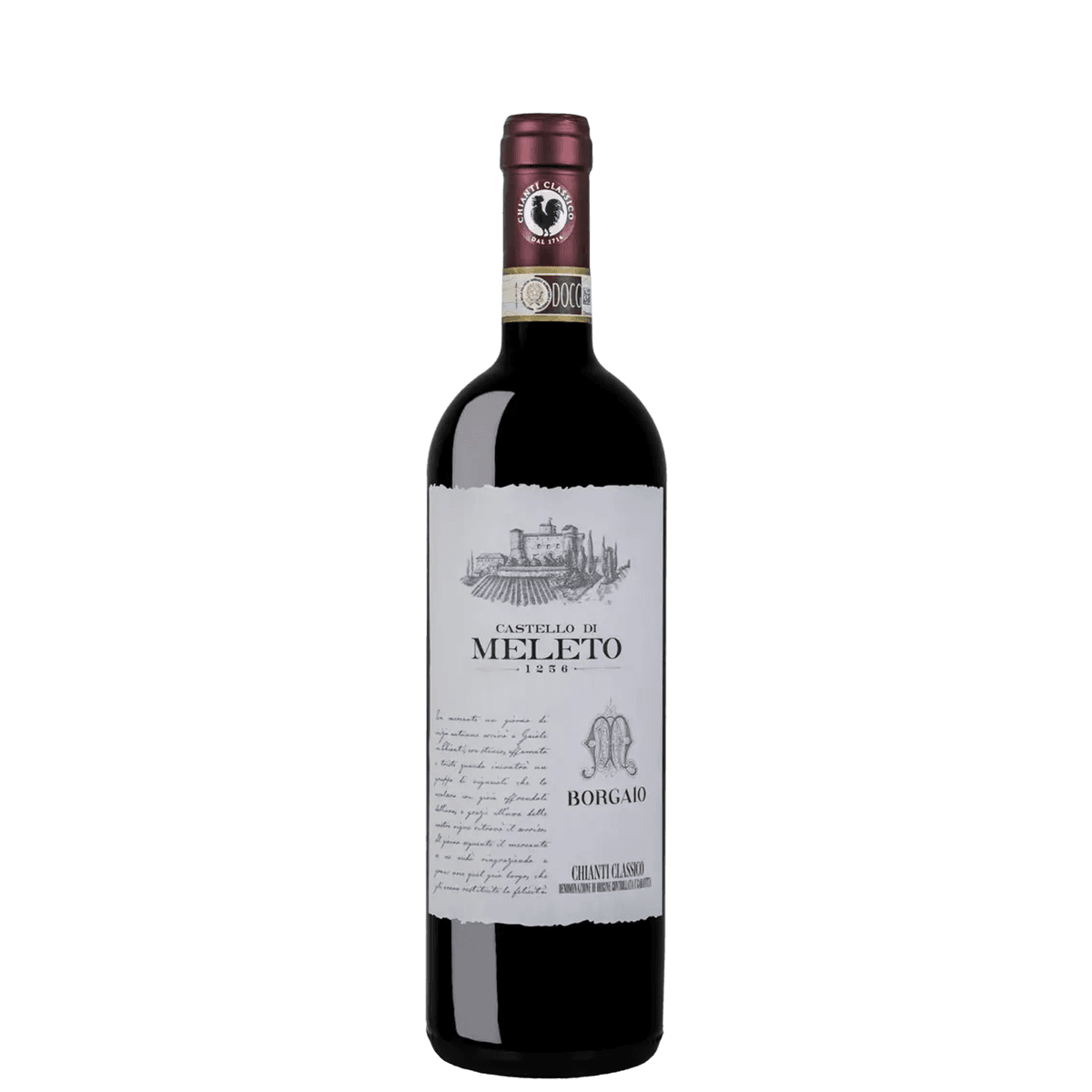Castello di Meleto, Chianti Classico Borgaio 2021 flaska