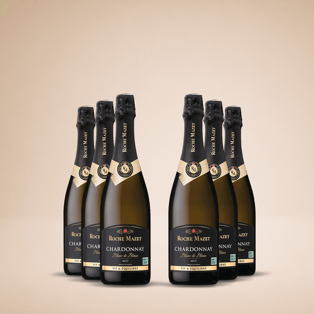Roche Mazet Chardonnay Brut, 6-pack